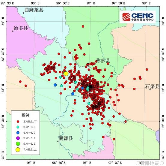 汶川"5.12"地震序列余震时空分布的研究图片